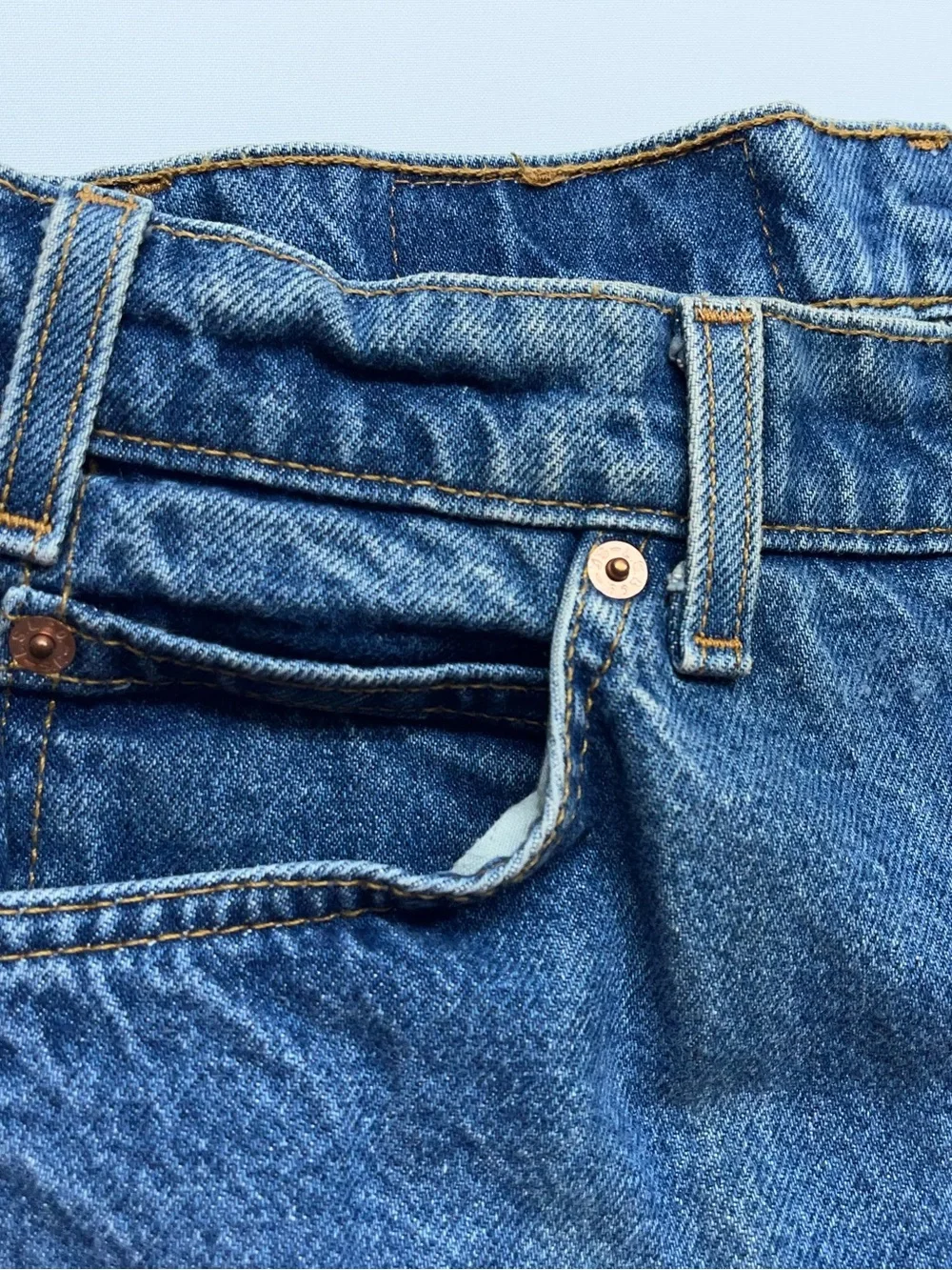 Vintage Levi’s Orange Tab Jeans Mens Size 33x34 517 Bootcut 90s Made in USA
